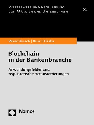cover image of Blockchain in der Bankenbranche